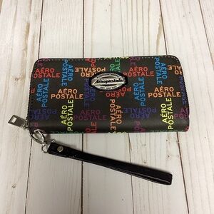 BOGO Aeropostale Black and Multi Wallet